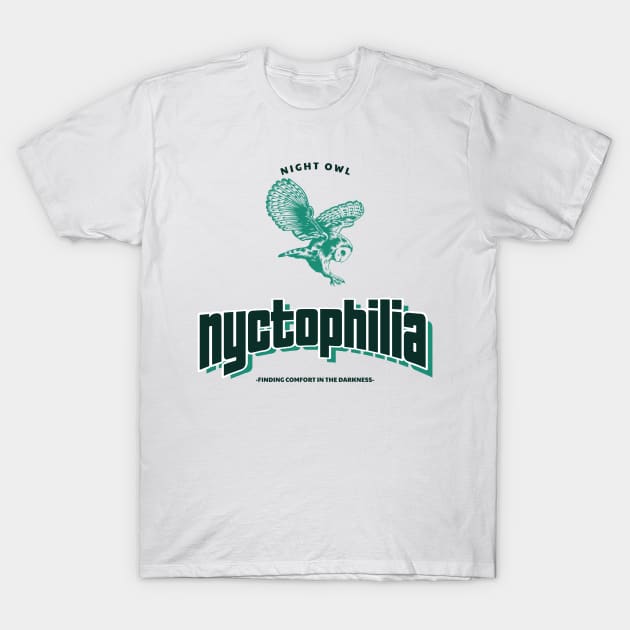 Nyctophilia - Night Owl T-Shirt by barn-of-nature